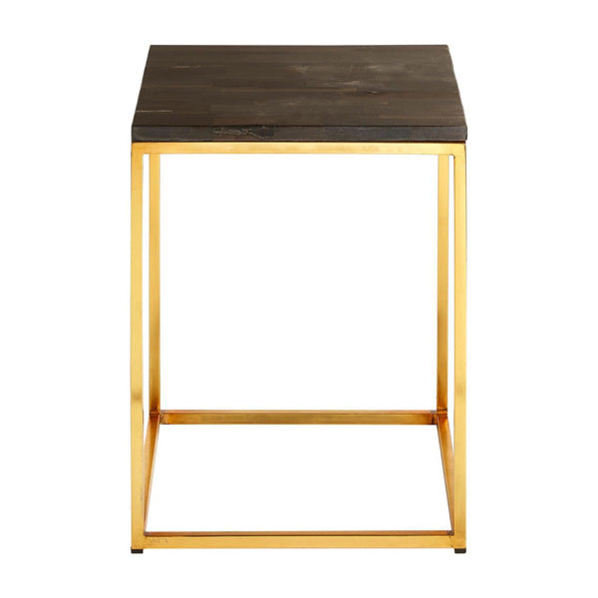 Olivia's Riley Side Table Dark Petrified Wood – image 4