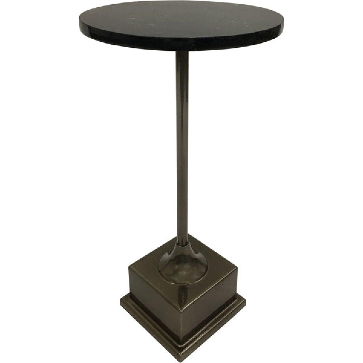 Libra Northwich Side Table Metallic Black Nickel Finish – image 2