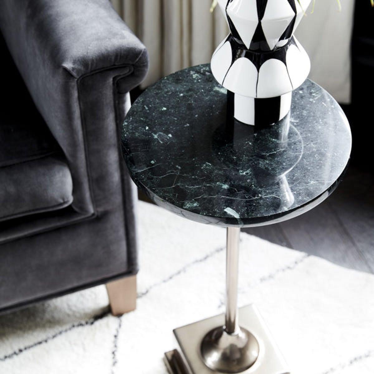 Libra Northwich Side Table Metallic Black Nickel Finish – image 4