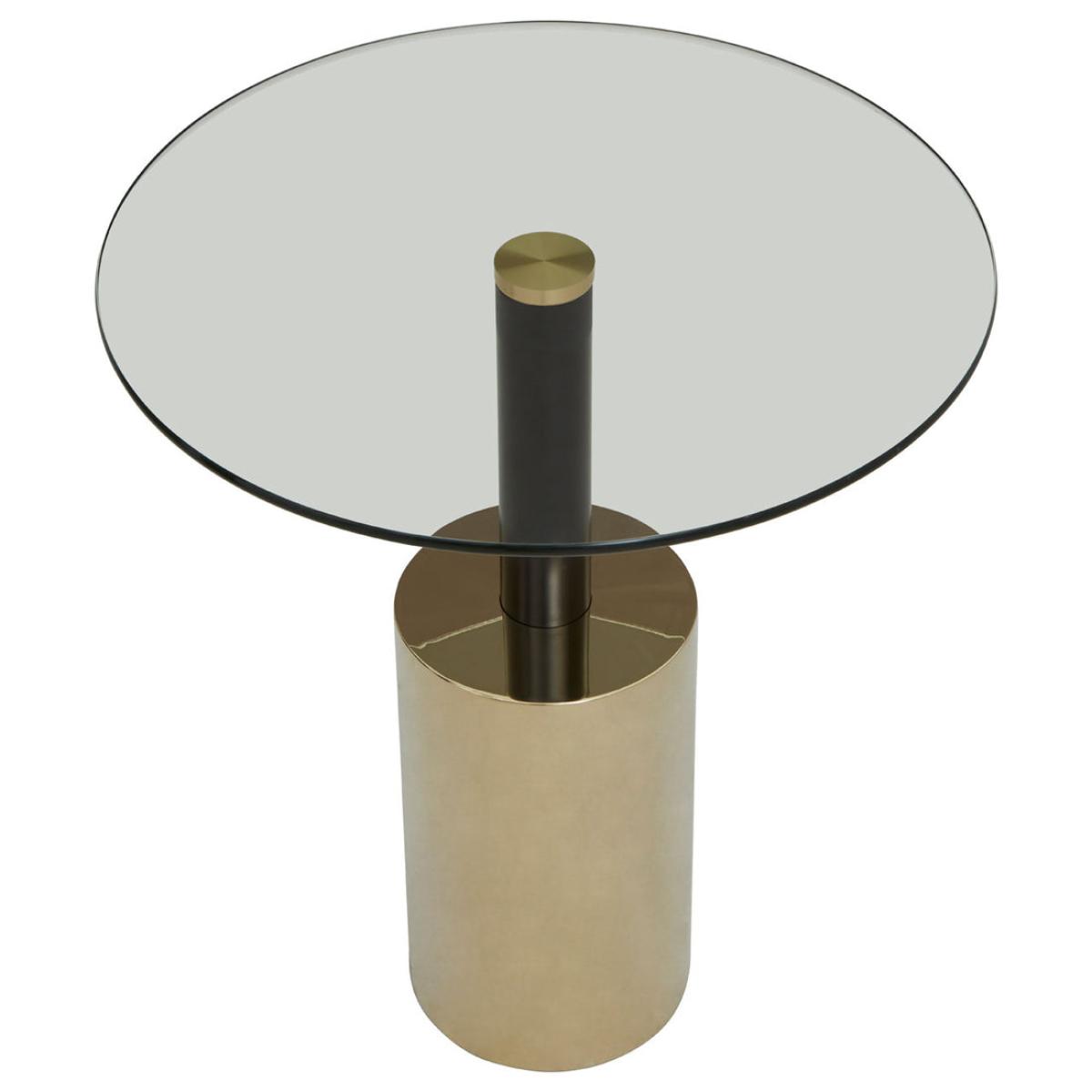 Olivia's Olive End Table in Black & Gold – image 2