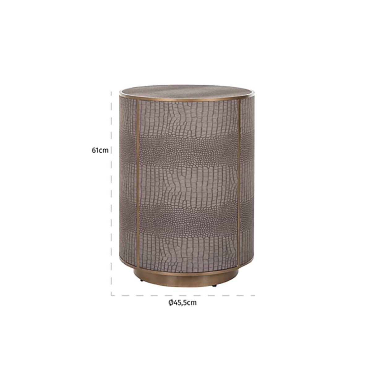 Richmond Classio Brushed Gold Side Table – image 3