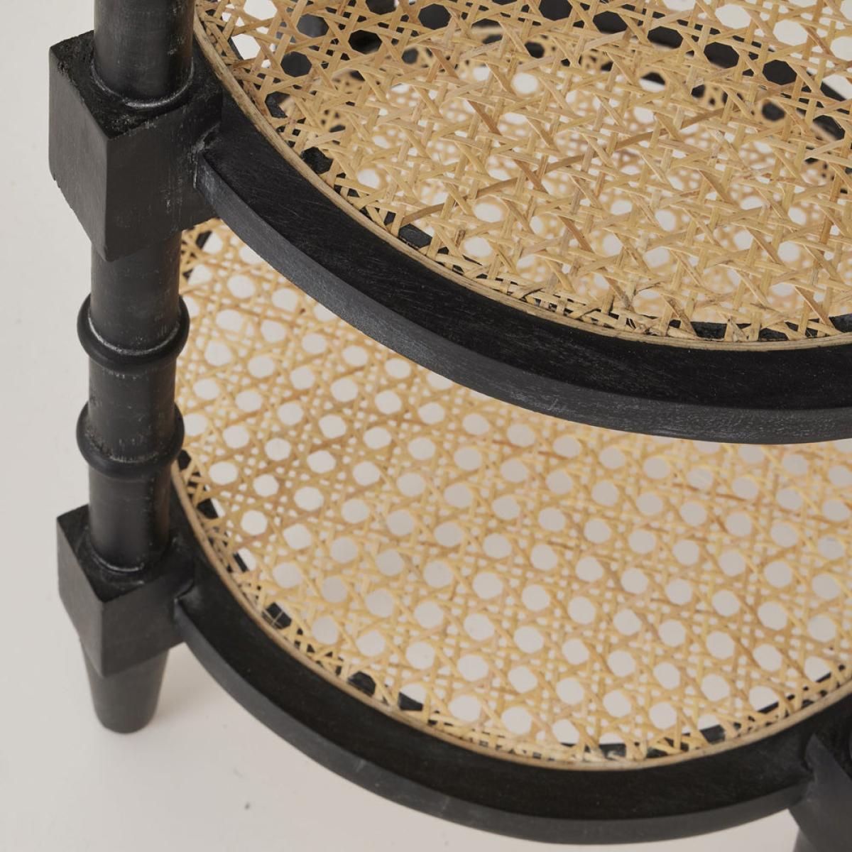 Hill Interiors Raffles Tall Round Side Table in Black – image 3