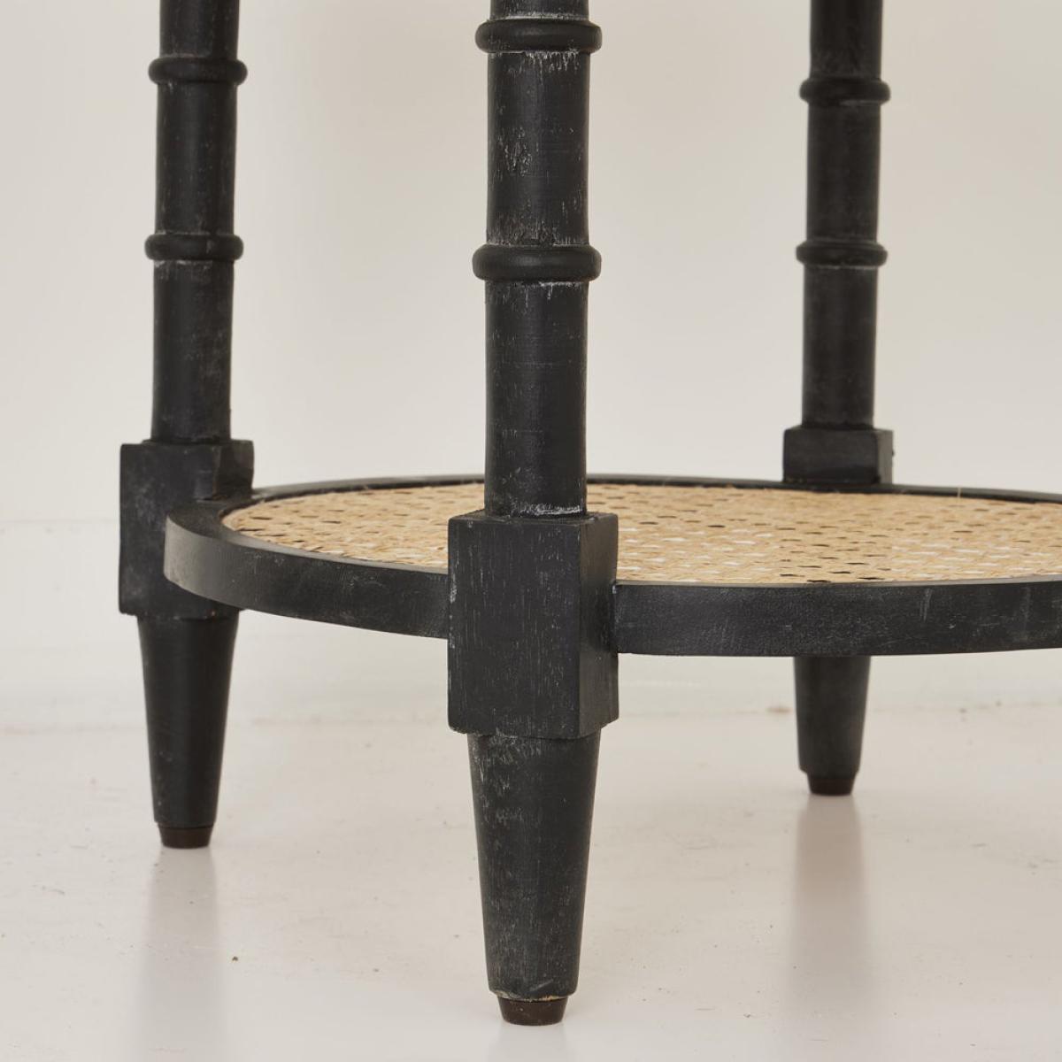 Hill Interiors Raffles Tall Round Side Table in Black – image 4