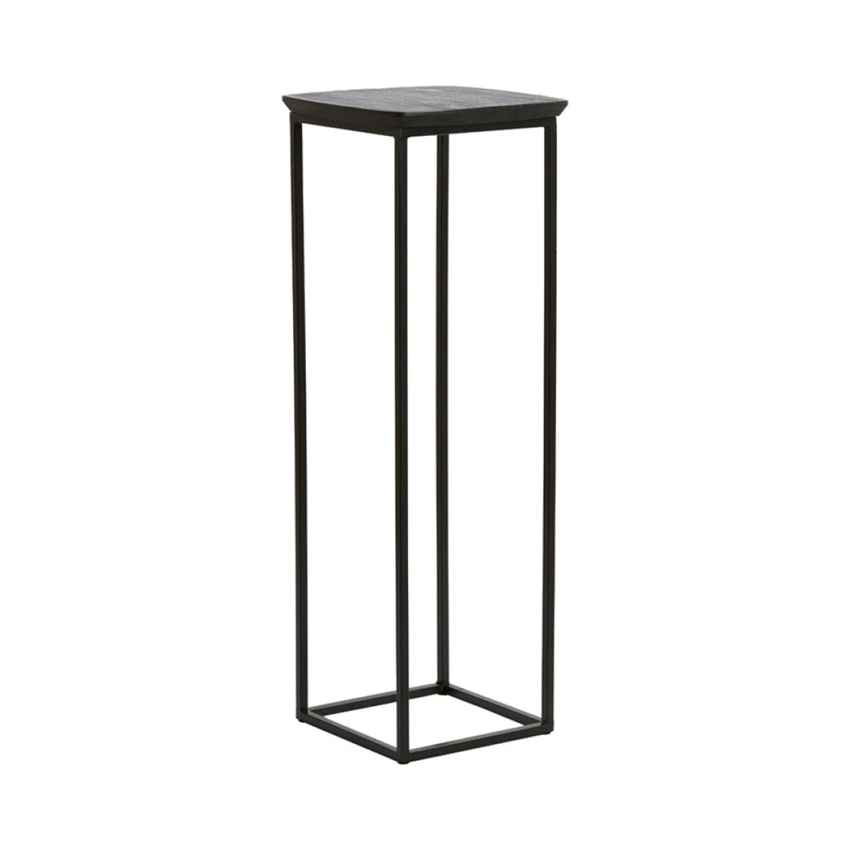 Light & Living Set of 2 Quenza Pillars - Acacia Wood & Black – image 3