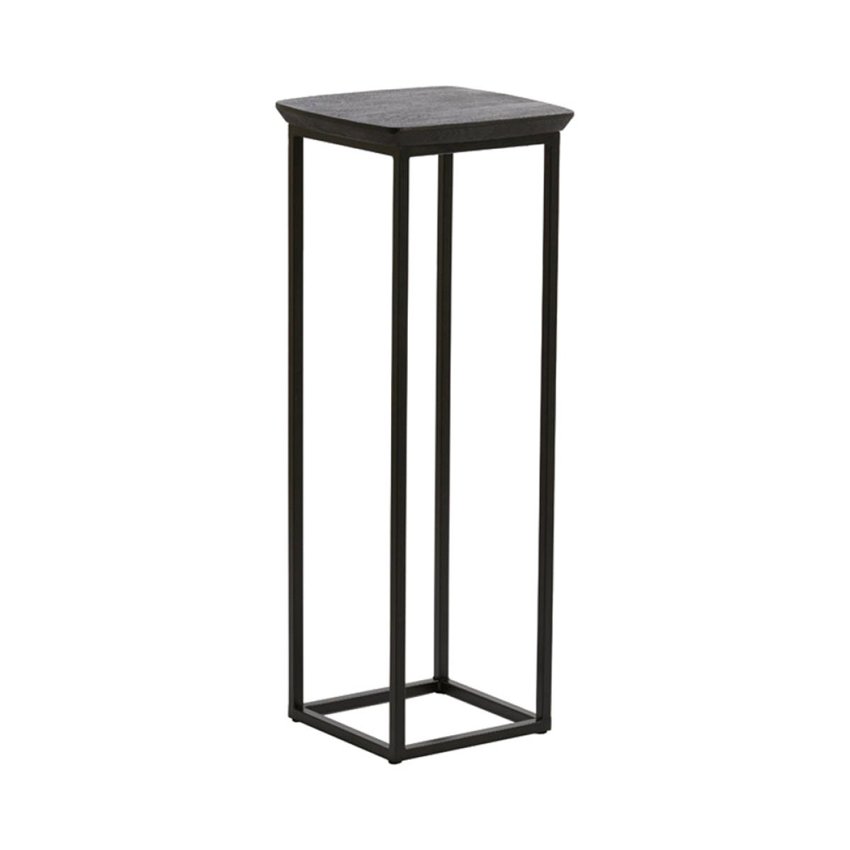 Light & Living Set of 2 Quenza Pillars - Acacia Wood & Black – image 4