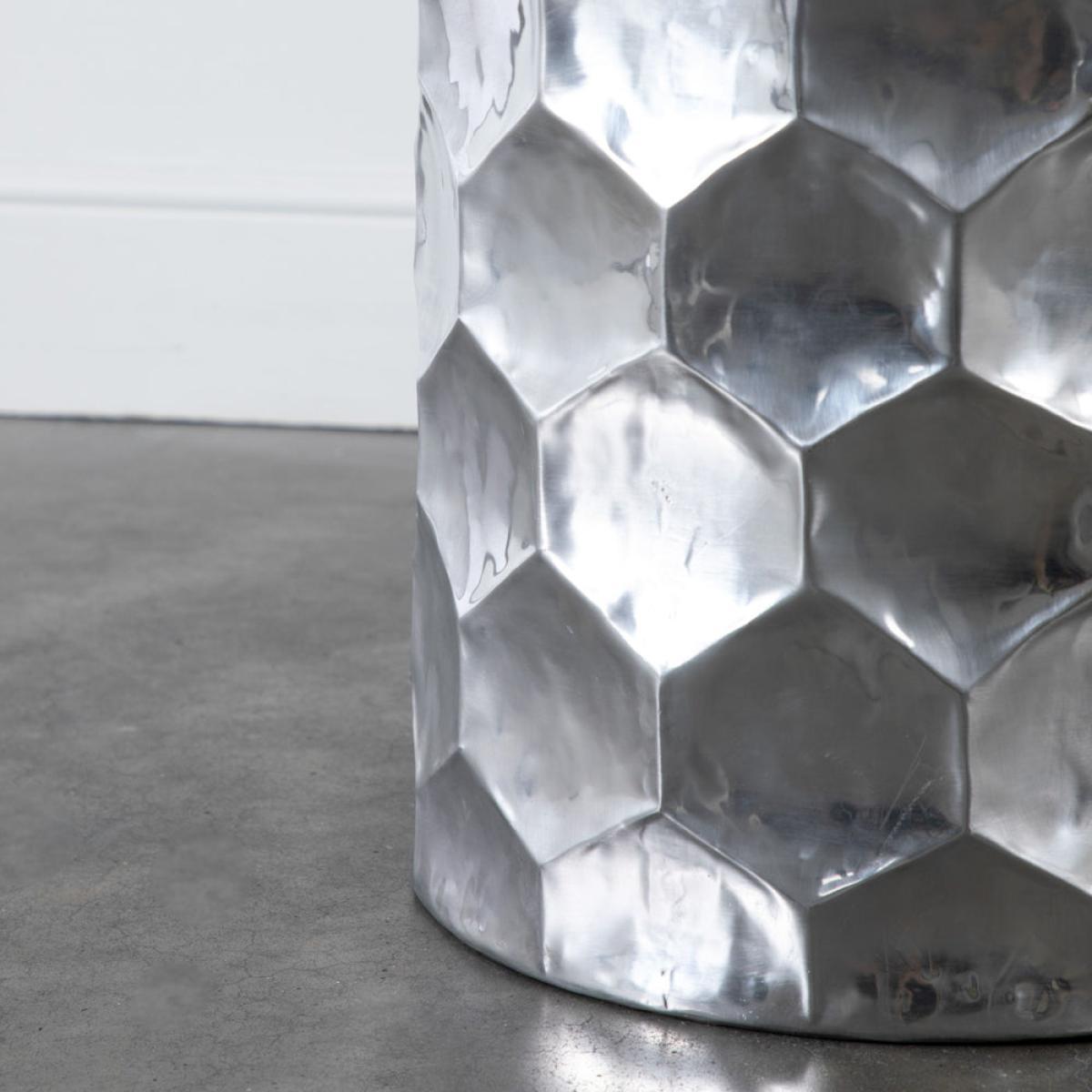 Gallery Interiors Fabray Side Table Alumimium – image 2