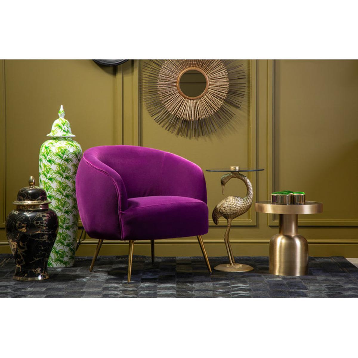 Olivia's Gail Gold Side Table Small – image 3