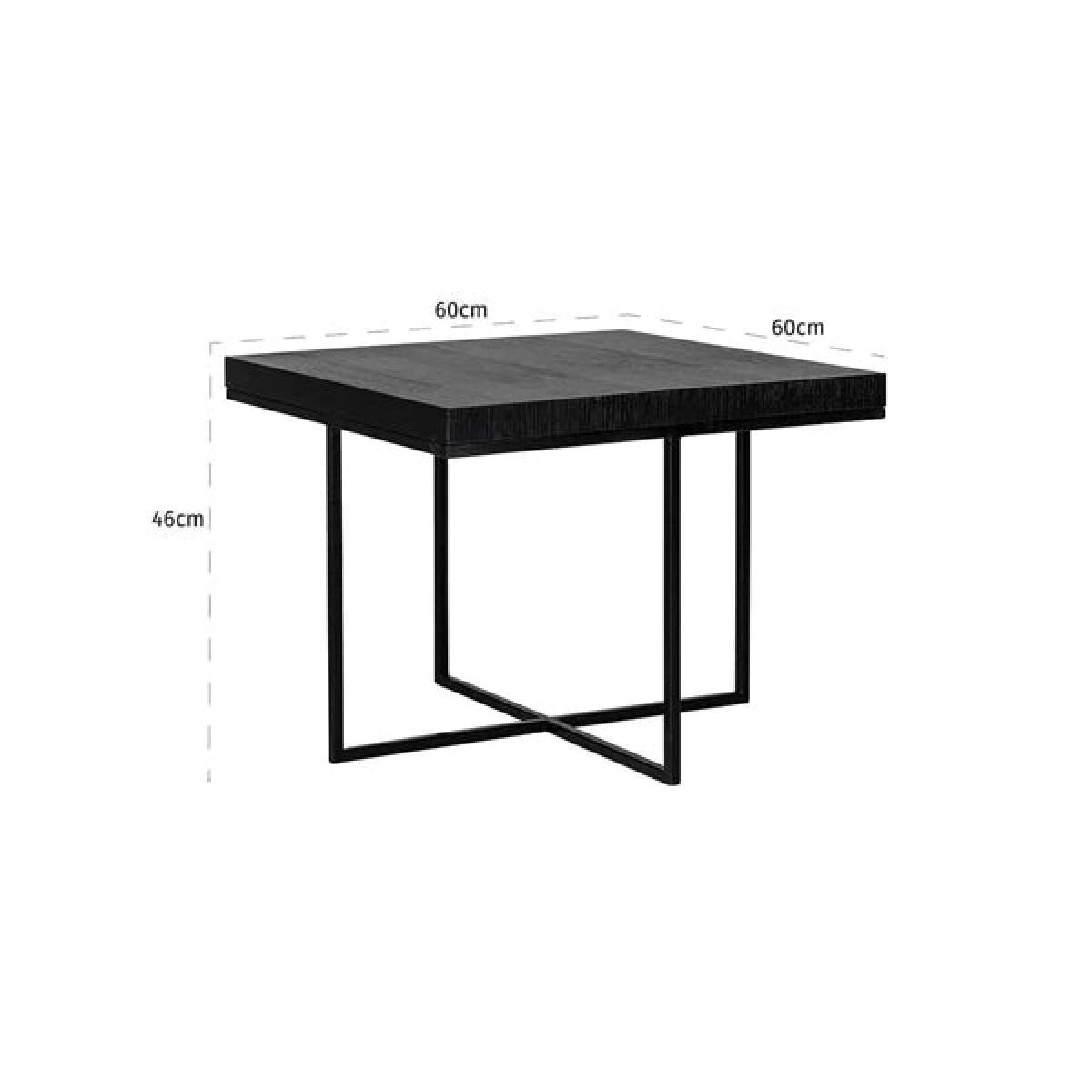 Richmond Oakura Black Side Table – image 4
