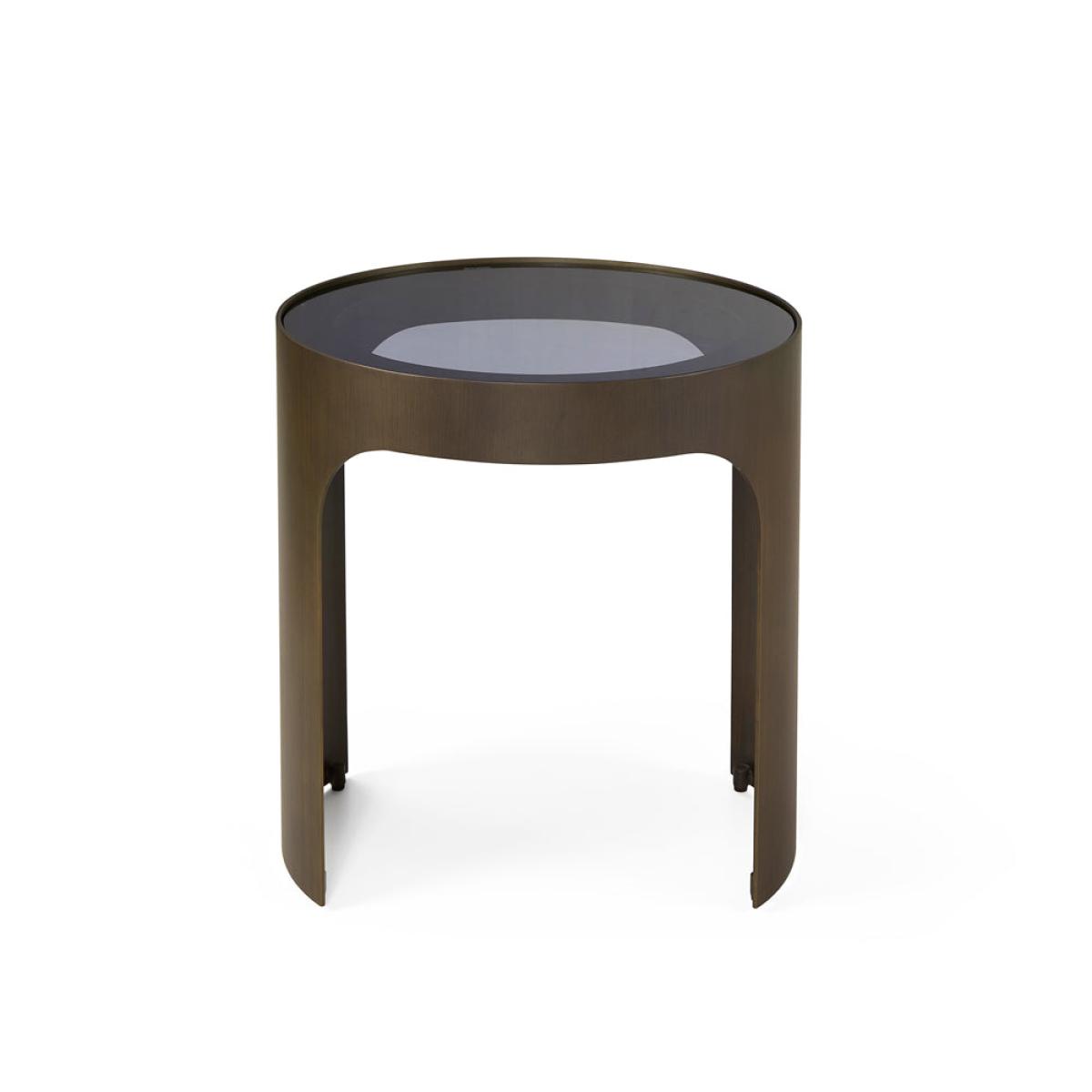 Liang & Eimil Arch Side Table Antique Bronze & Smoked Black – image 2