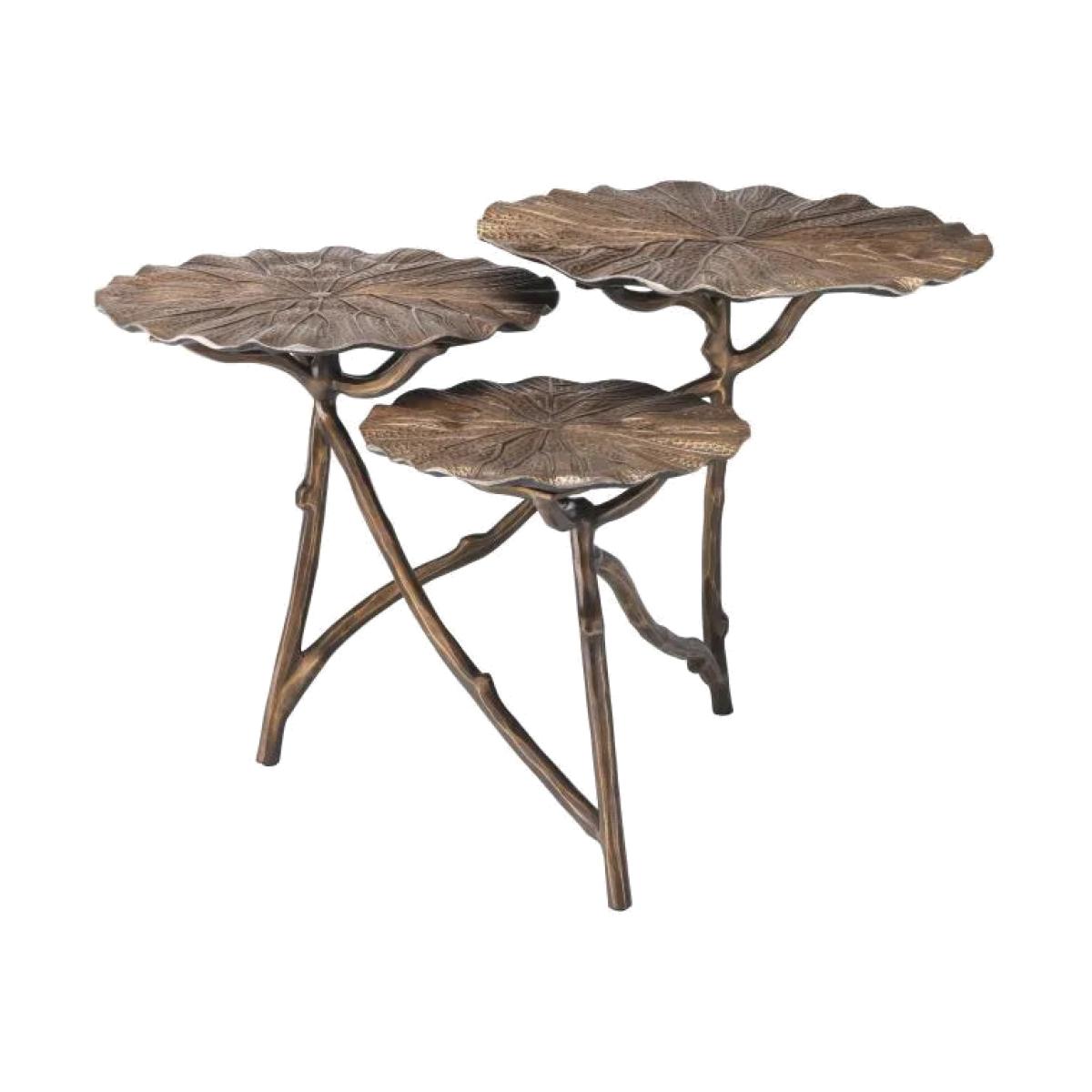 Eichholtz Colibri Side Table in Antique Brass Finish – image 1