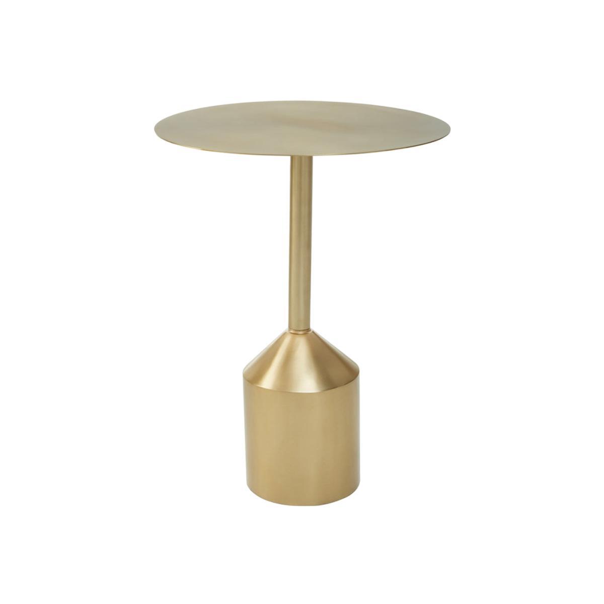 Olivia's Cara Gold Side Table – image 1