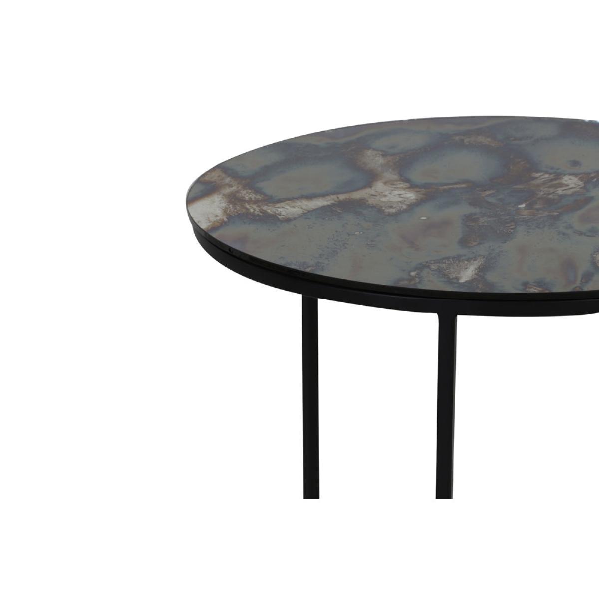 Light & Living Tabun Side Table Antique And Matt Black Set of 2 – image 5