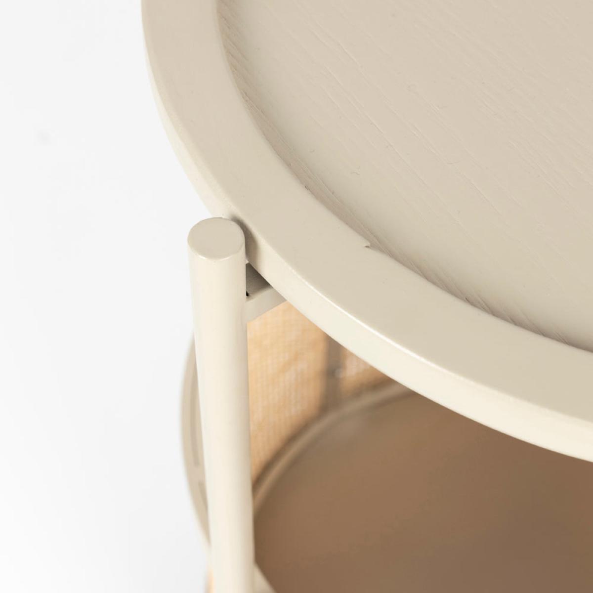 Olivia's Nordic Living Collection Maki Side Table in Sand – image 4
