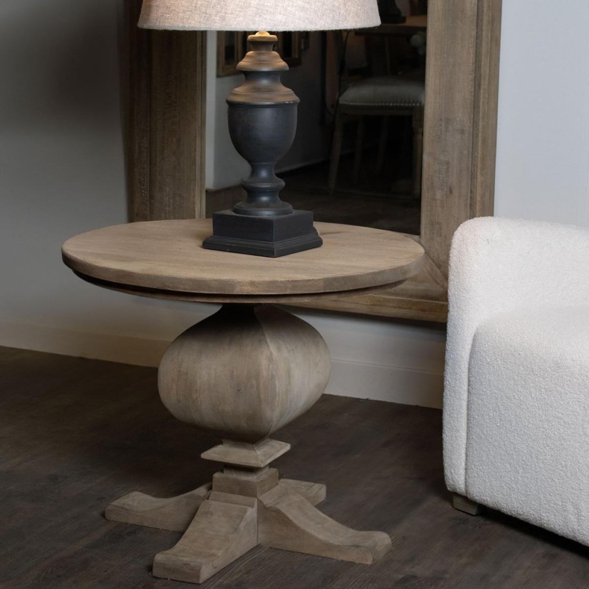 Hill Interiors Copgrove Collection Pedestal Side Table – image 4