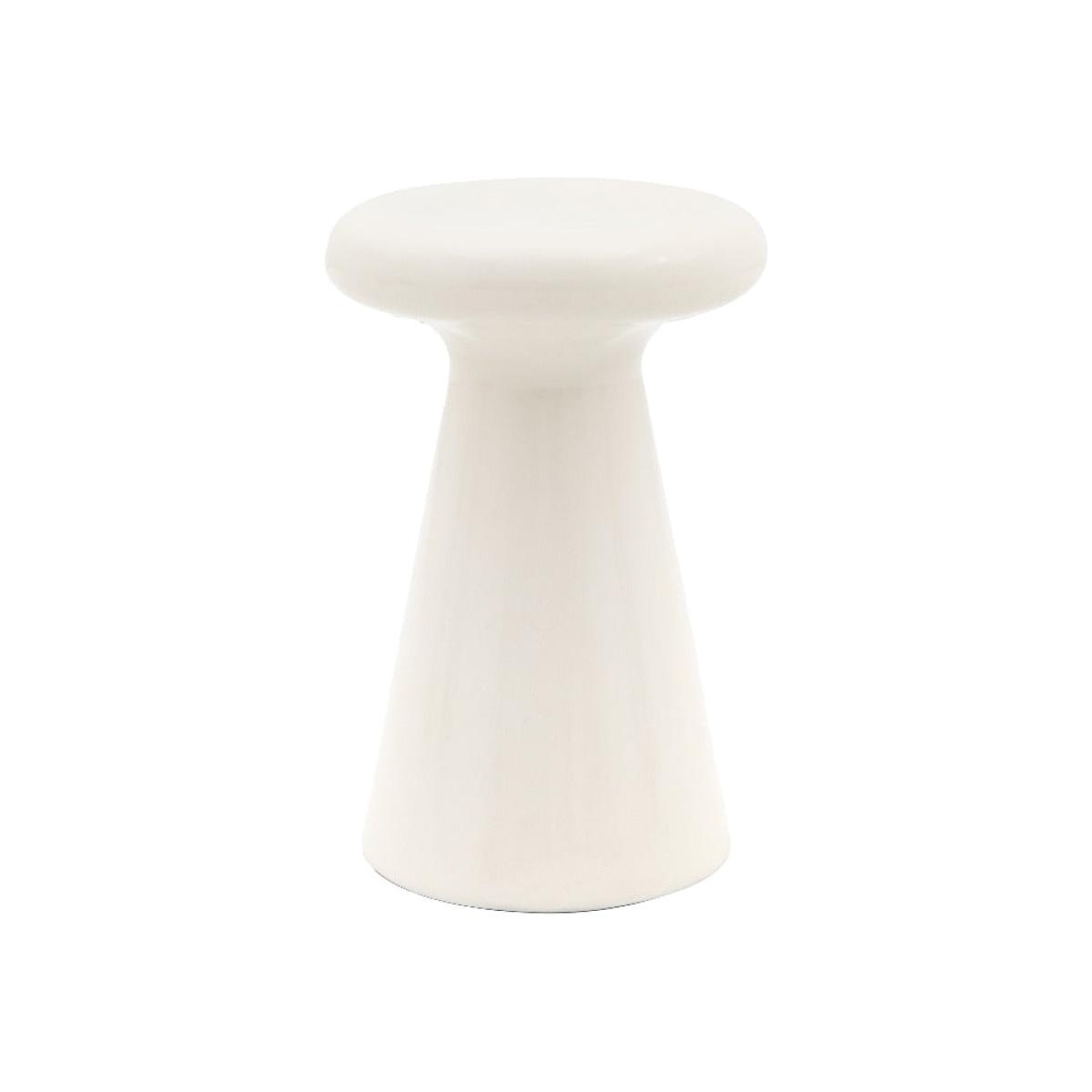 Gallery Interiors Eversley Side Table in Cream