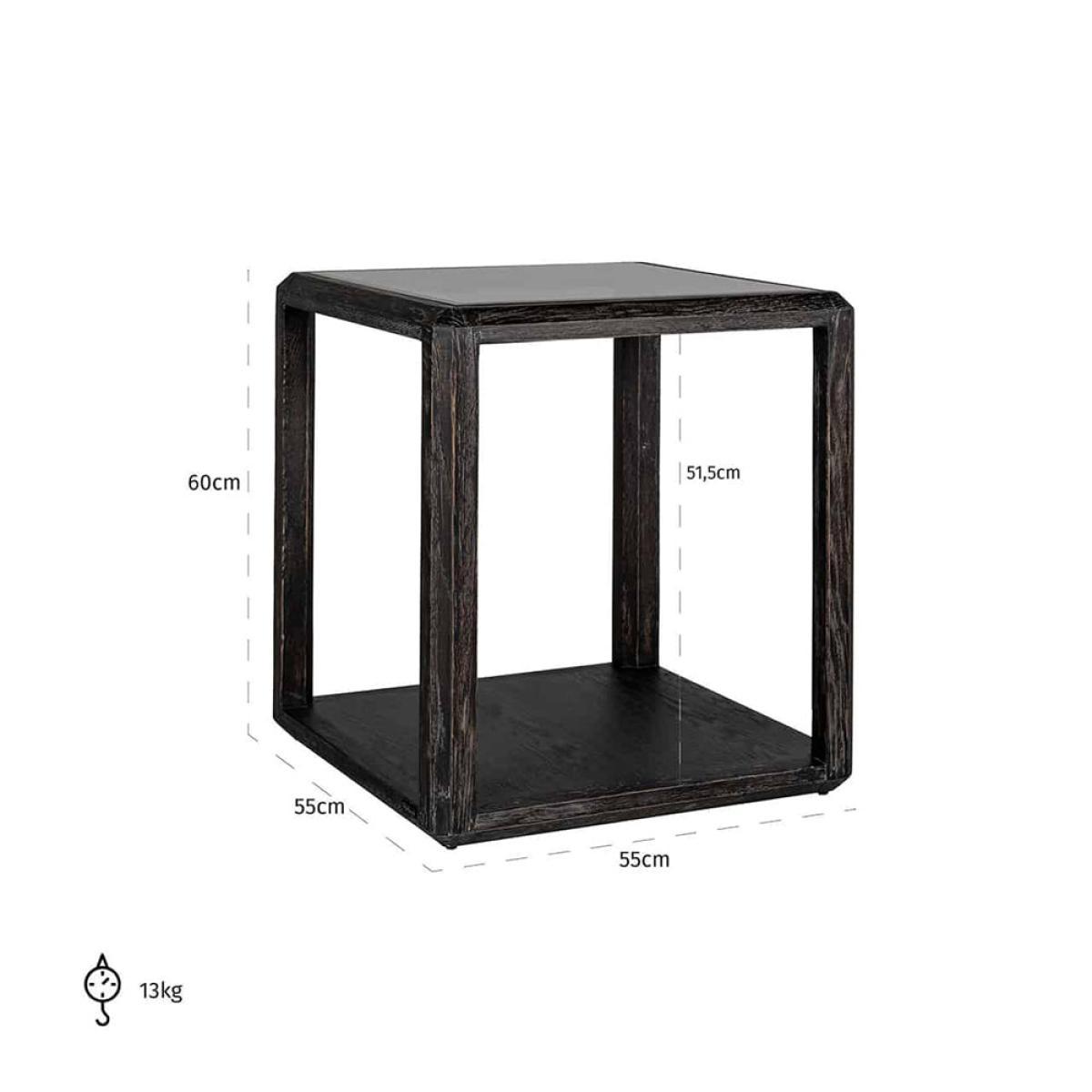 Richmond Glaston Black Side Table – image 3