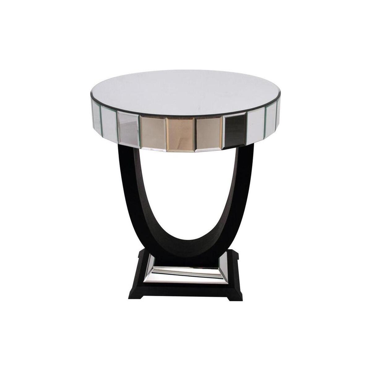 RV Astley Objet Mirrored Side Table