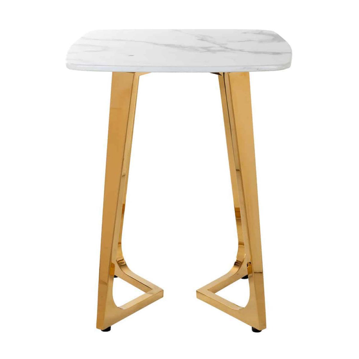 Richmond Dynasty Gold And White Side Table – image 3
