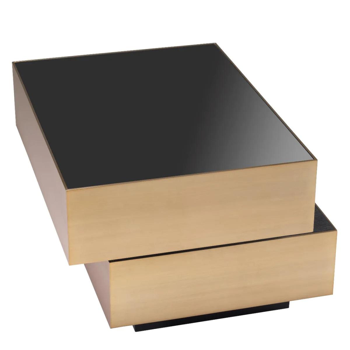 Eichholtz Shelton Side Table in Brushed Brass Finish – image 3