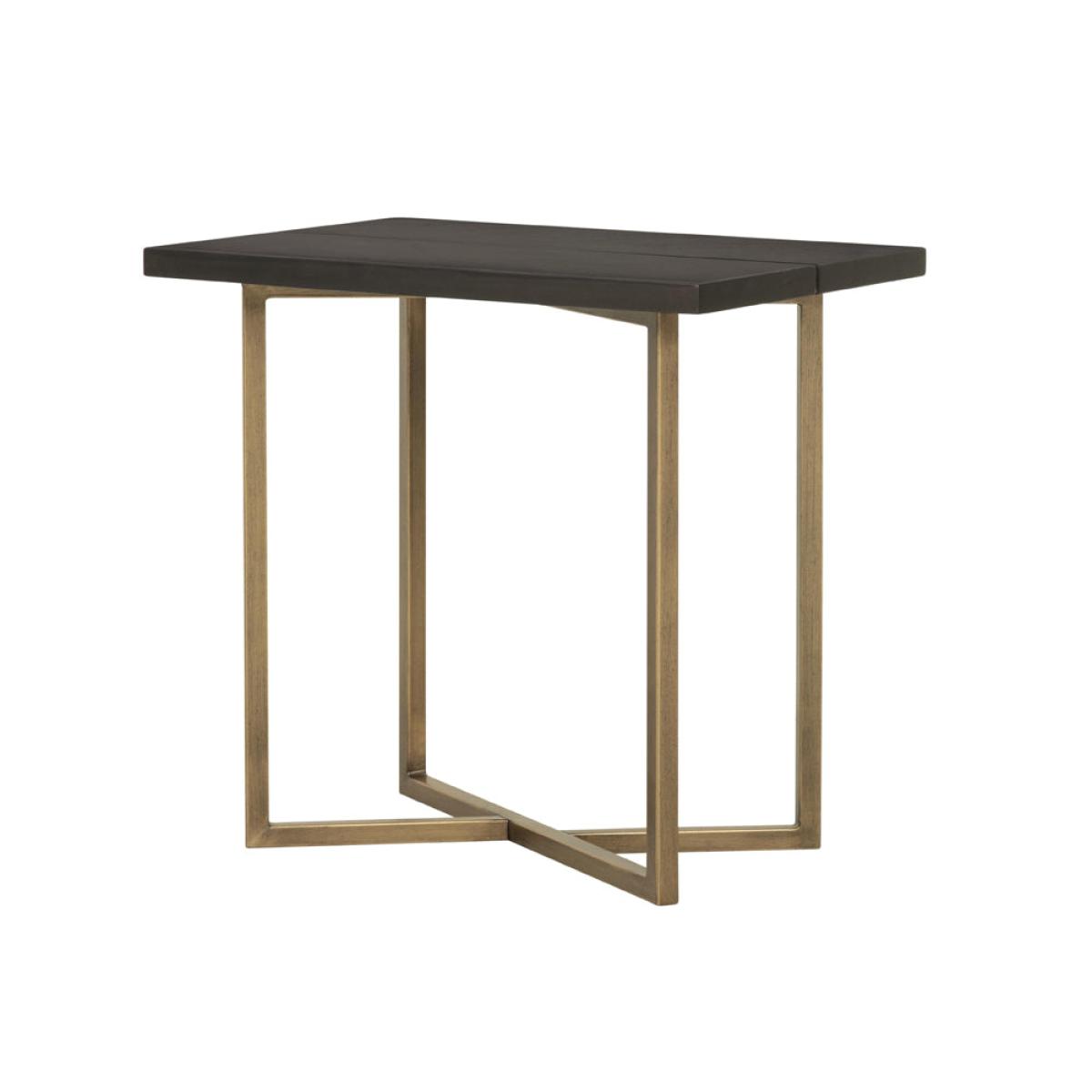Olivia's Overbury Chocolate Brown Side Table – image 3