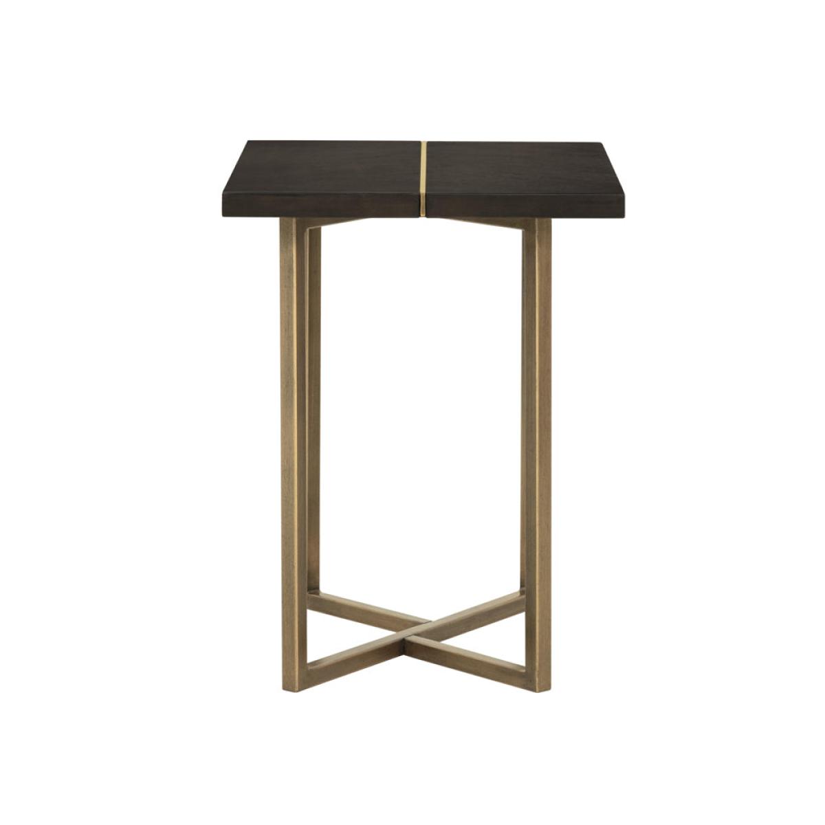 Olivia's Overbury Chocolate Brown Side Table – image 4