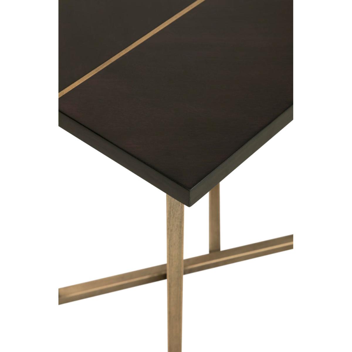 Olivia's Overbury Chocolate Brown Side Table – image 5