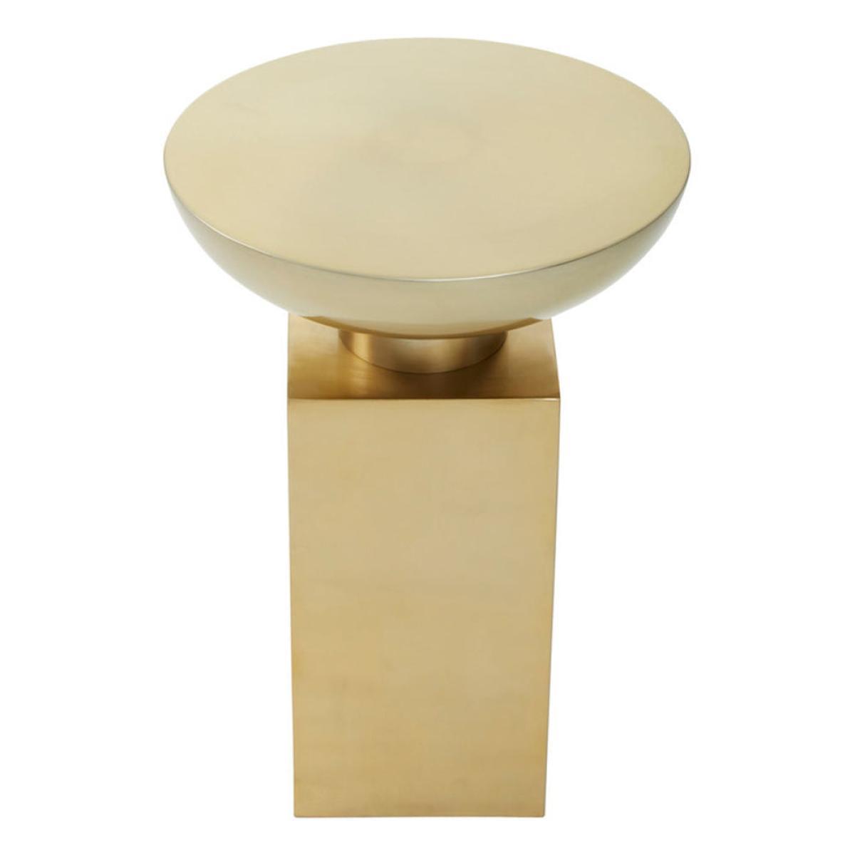 Olivia's Luxe Gold Side Table – image 2