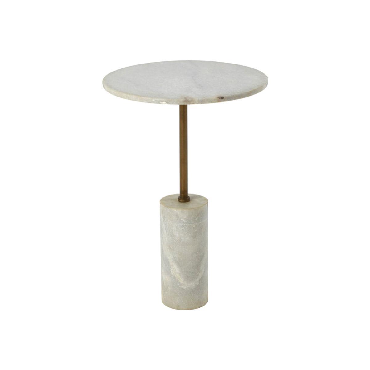 Olivia's Rany Side Table White / White – image 1