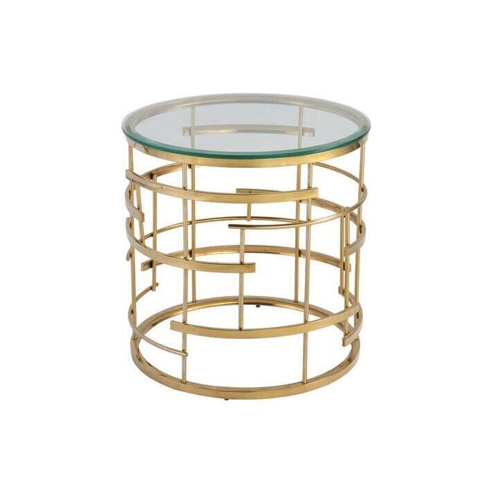 Liang & Eimil Viena Side Table Polished Brass – image 2