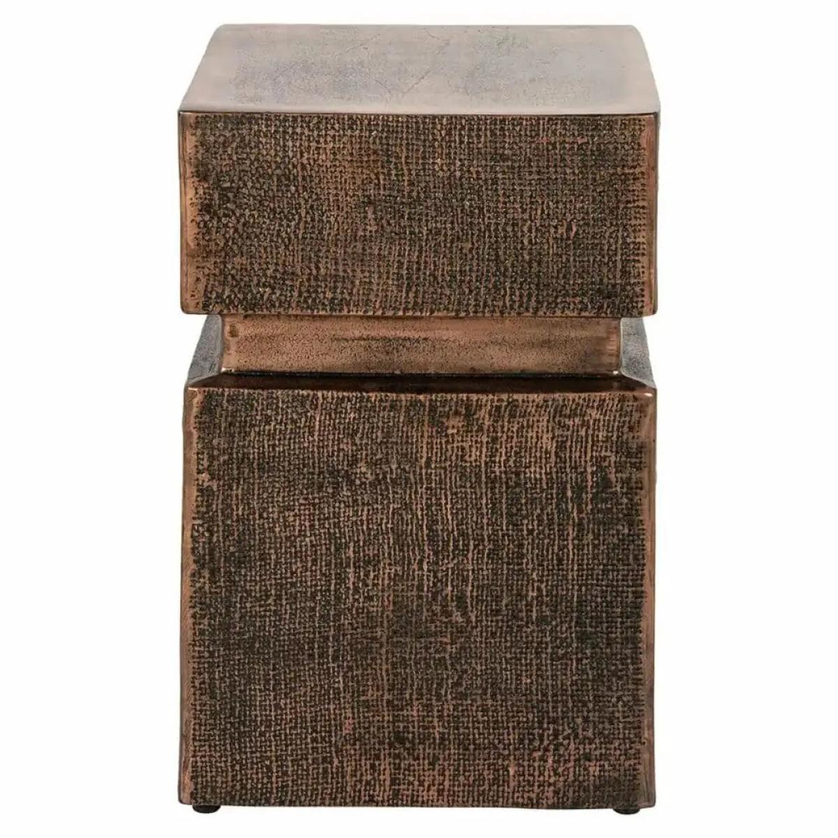 Richmond Interiors Nox Side Table in Bronze – image 2