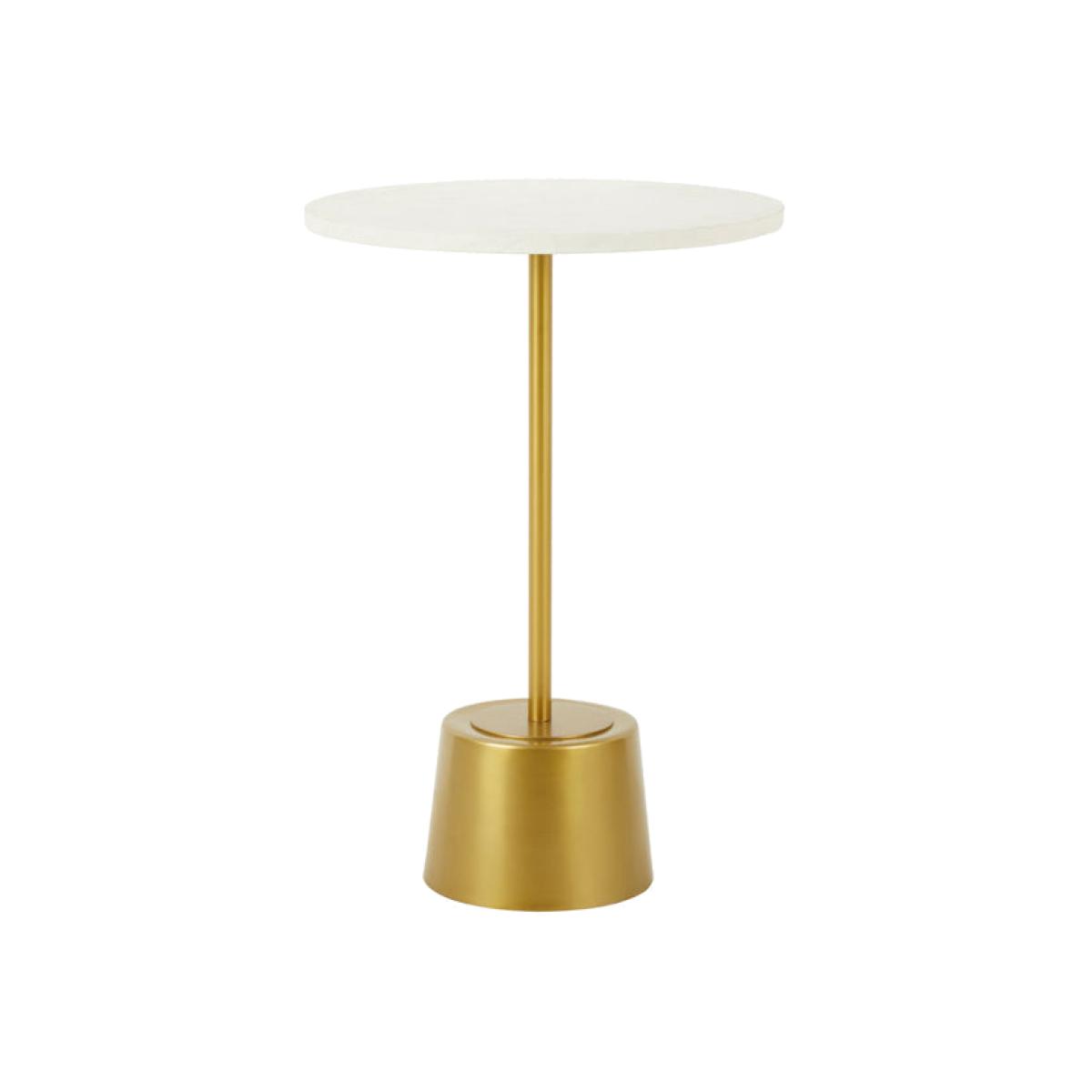 Olivia's Robin Round Side Table - Gold Base / Gold – image 1