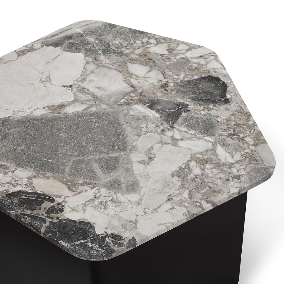 Liang & Eimil Organic End Table Oreo Grey & Matt Black – image 5