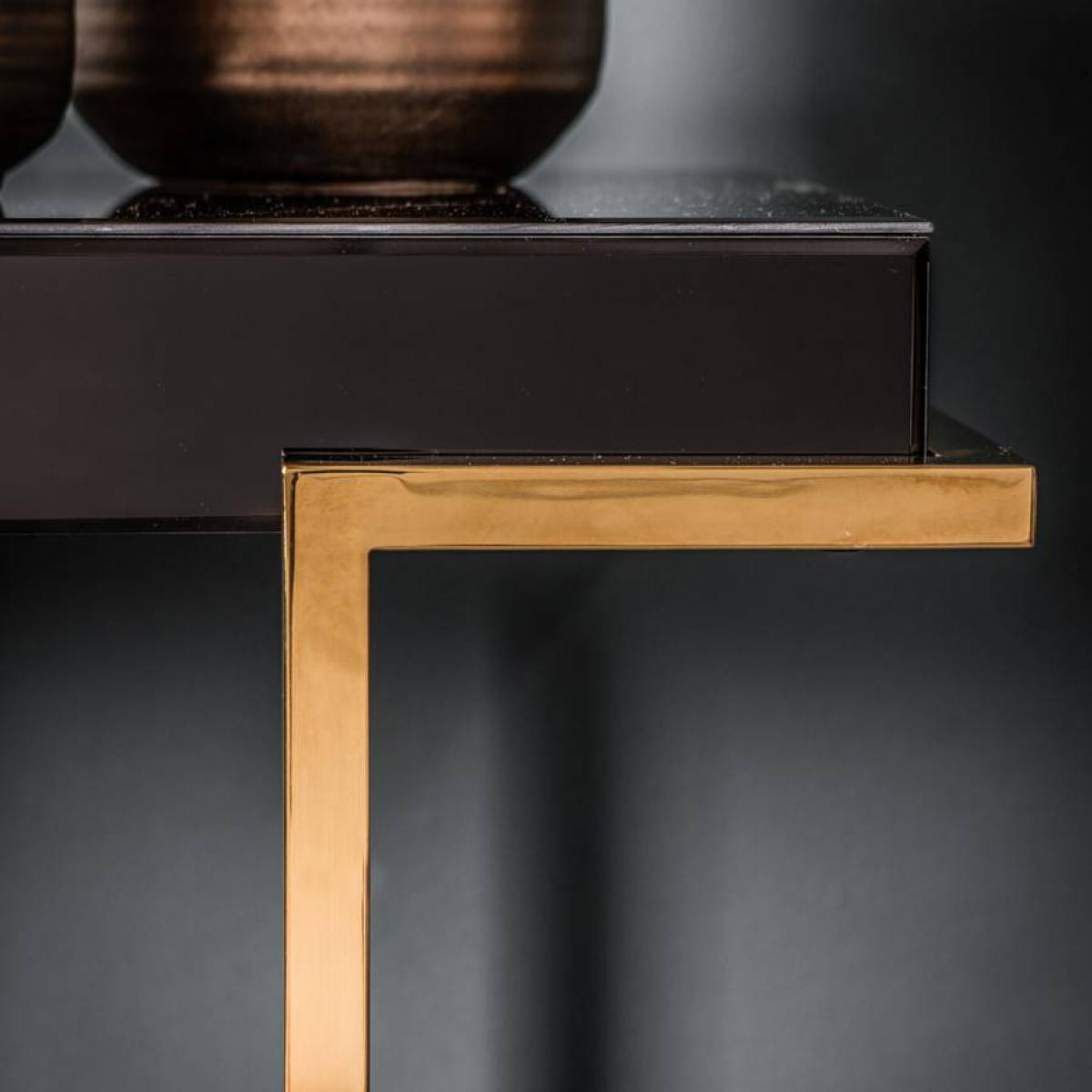 Gallery Direct Delray Black Mirrored Console – image 3