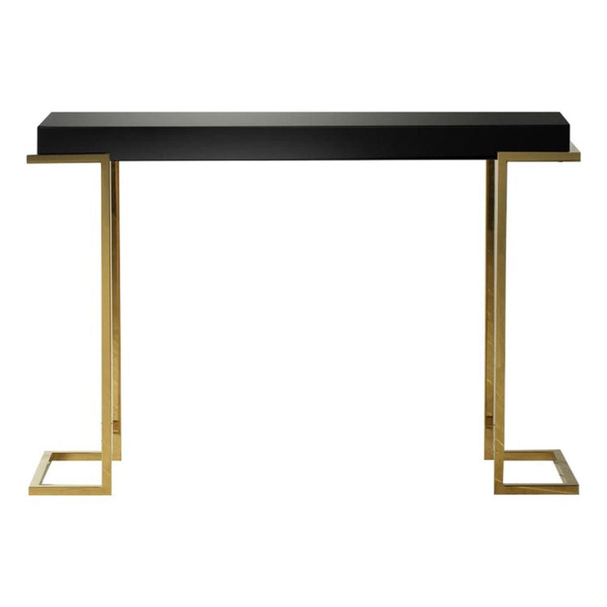 Gallery Direct Delray Black Mirrored Console – image 4