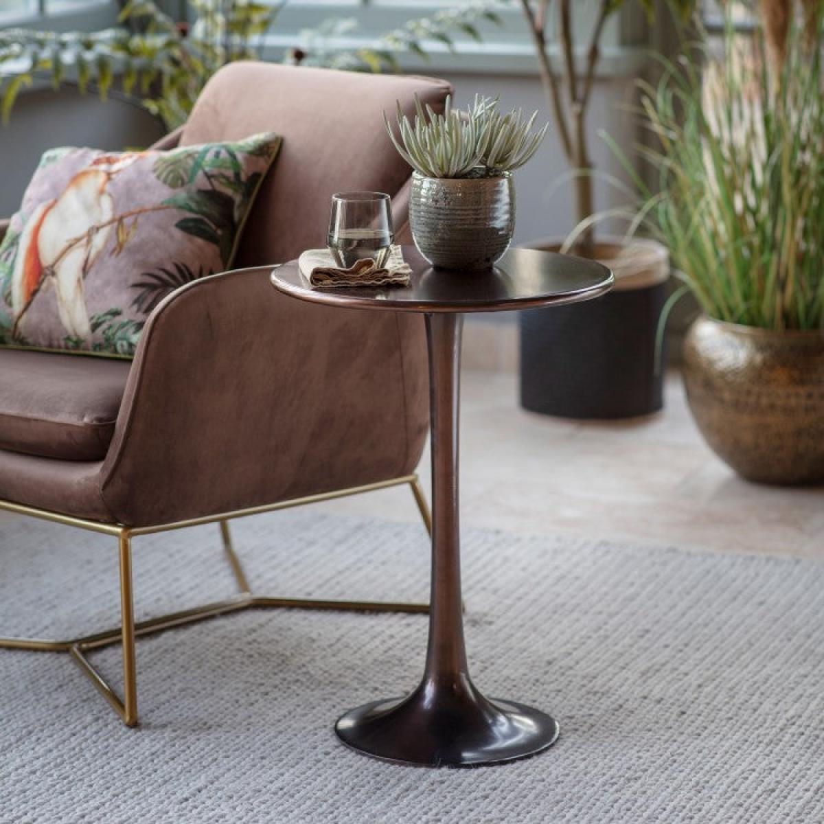 Gallery Direct Kinnitty Brown Side Table