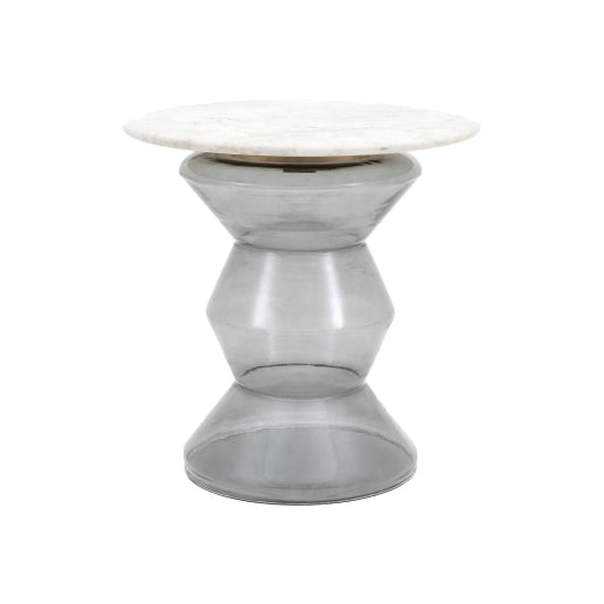 Gallery Interiors Tuscany Clear Side Table – image 1