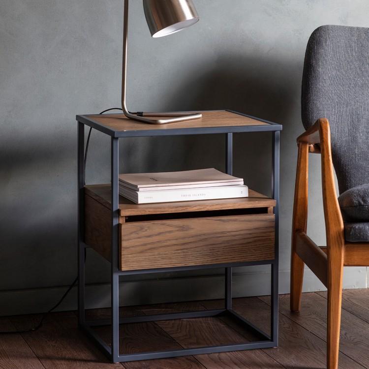 Gallery Direct Balham Smoked Side Table