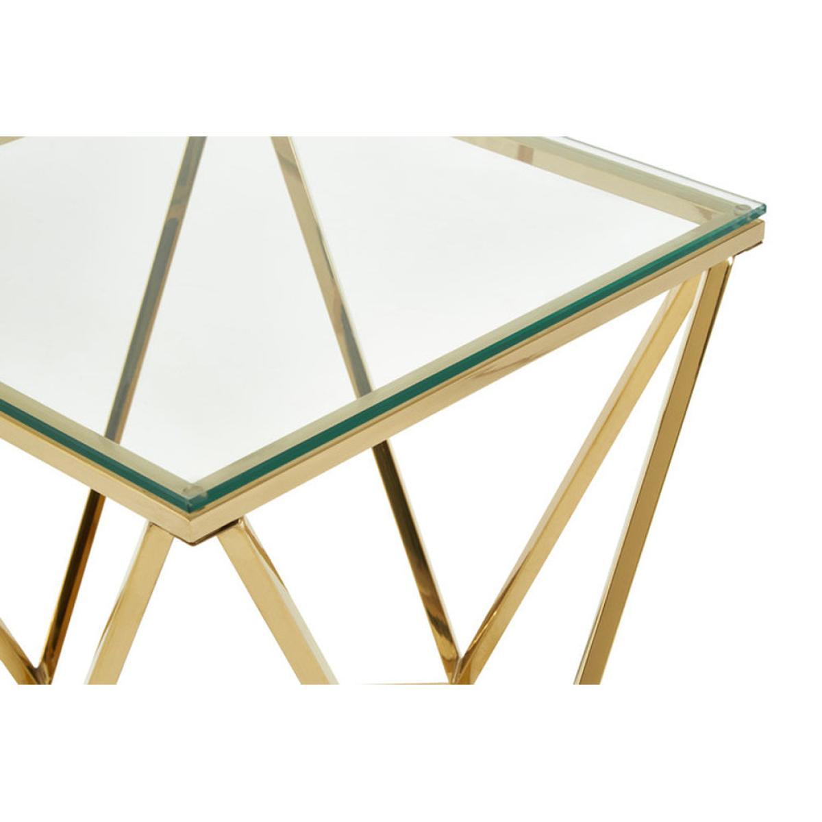 Olivia's Twist Gold Side Table – image 3