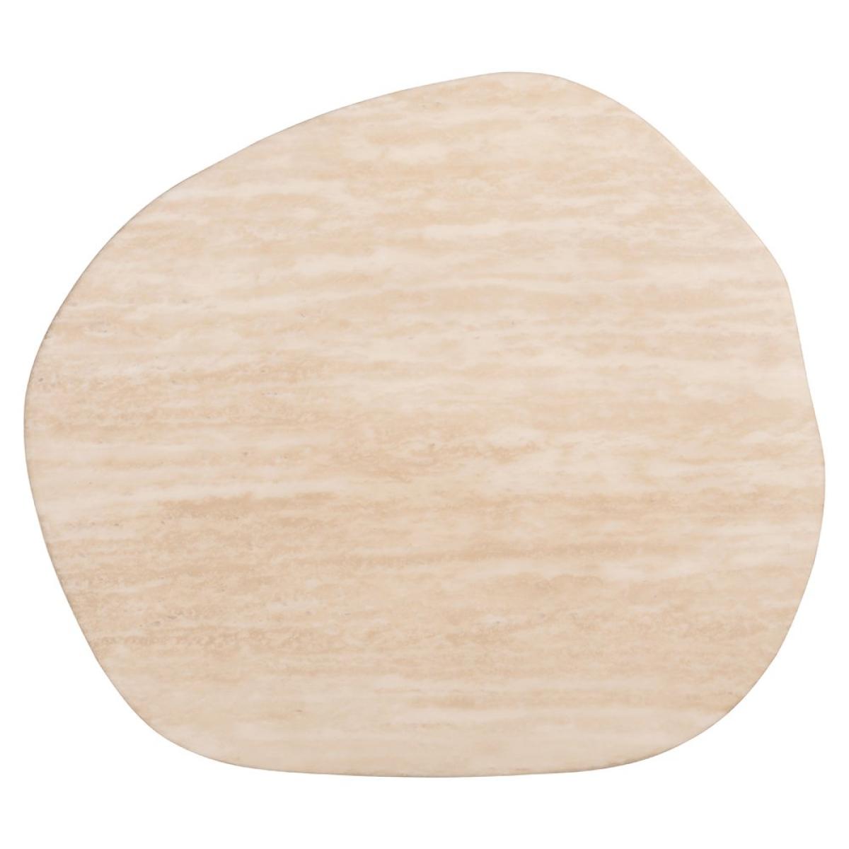 Richmond Interiors Fictus Side Table - Faux Travertine – image 2