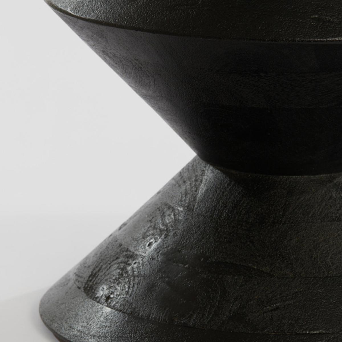 Light & Living Larus Black Mango Wood Side Table - 45x60cm – image 3