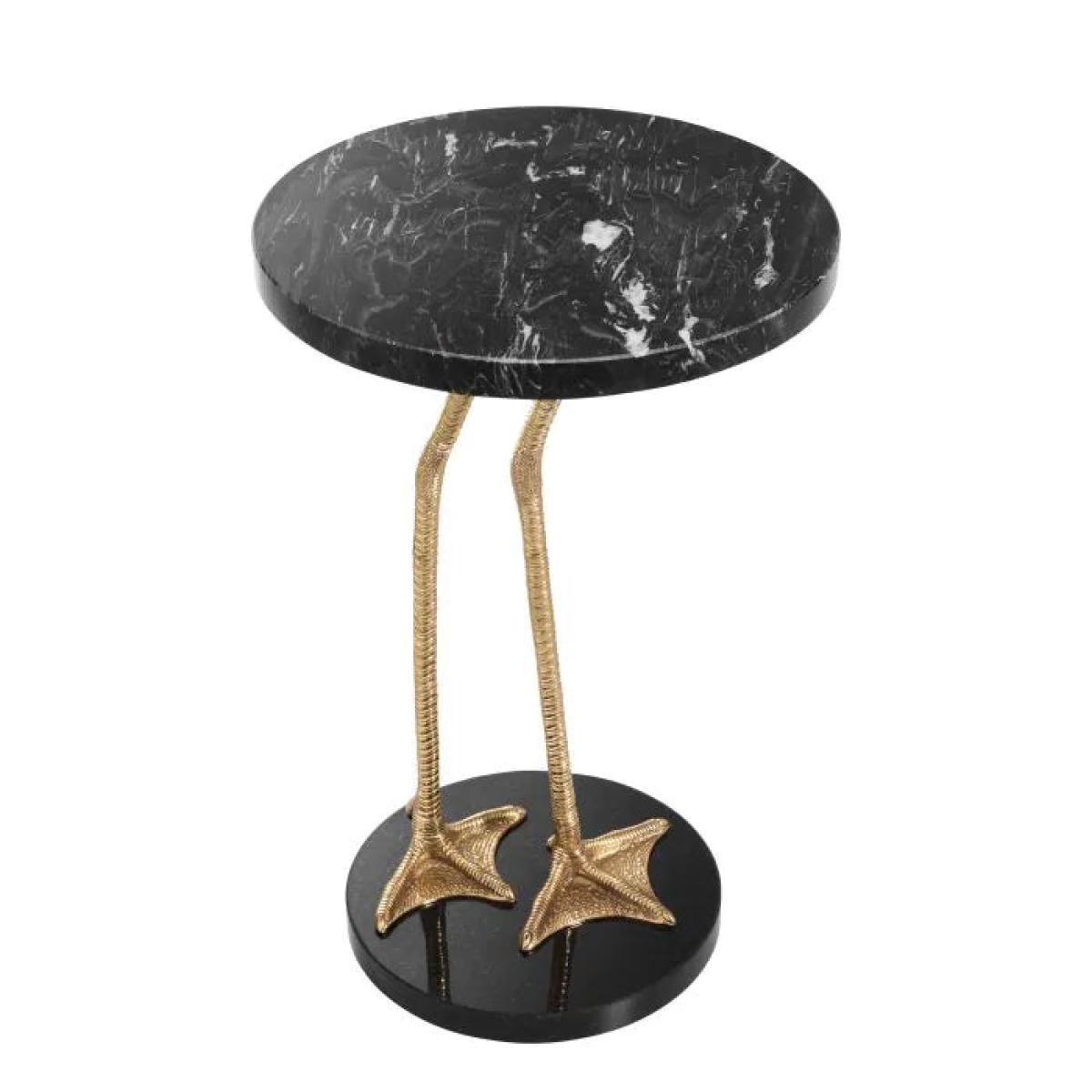 Eichholtz Lagoon Side Table in Polished Brass – image 3