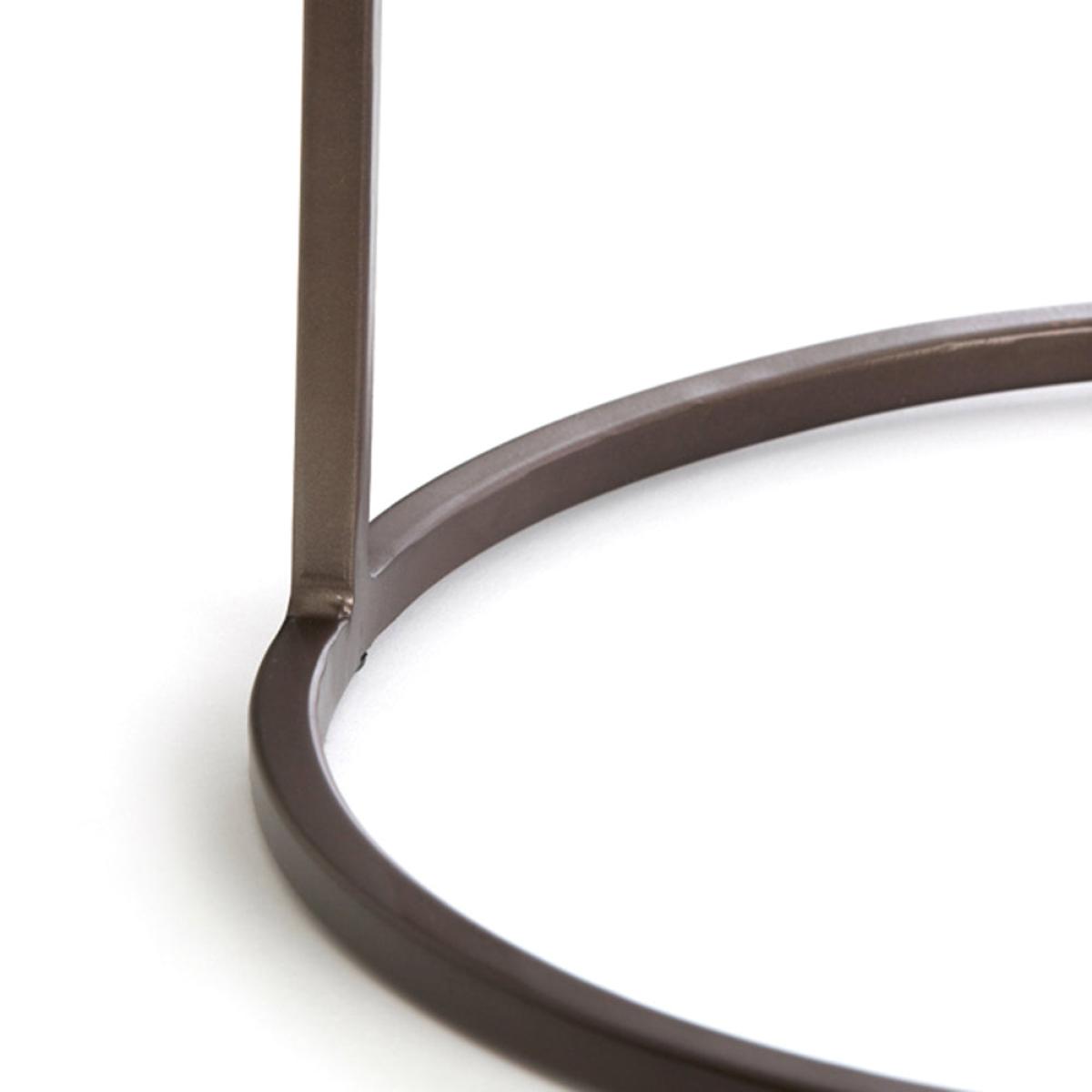 Light & Living Set of 2 Talca Side Tables - Dark Brown – image 5