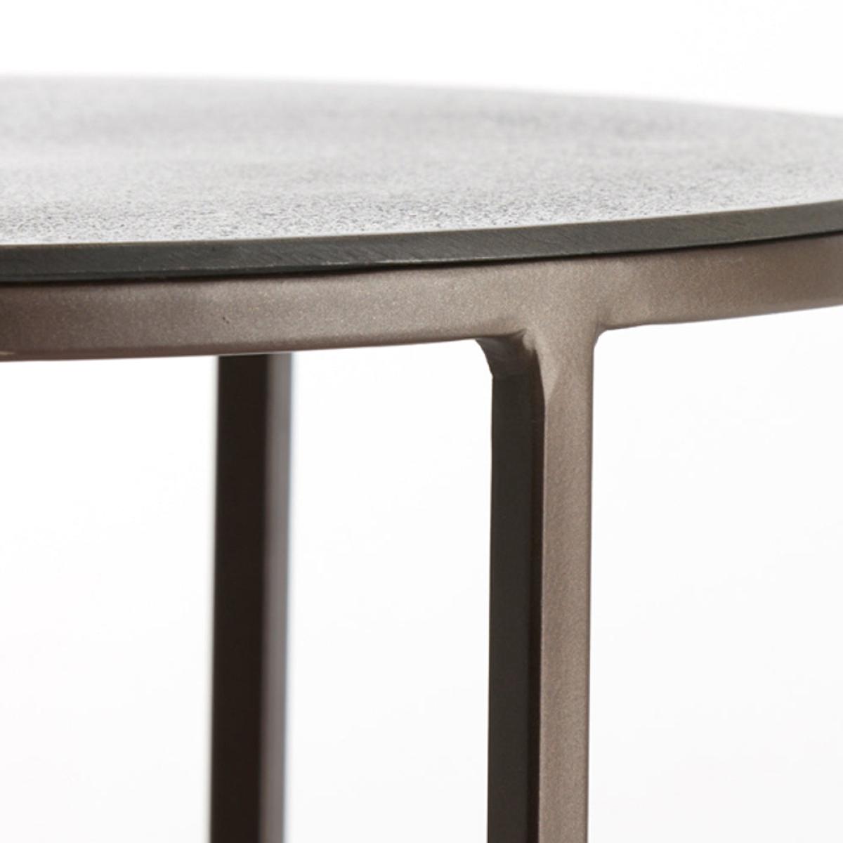Light & Living Set of 2 Talca Side Tables - Dark Brown – image 6