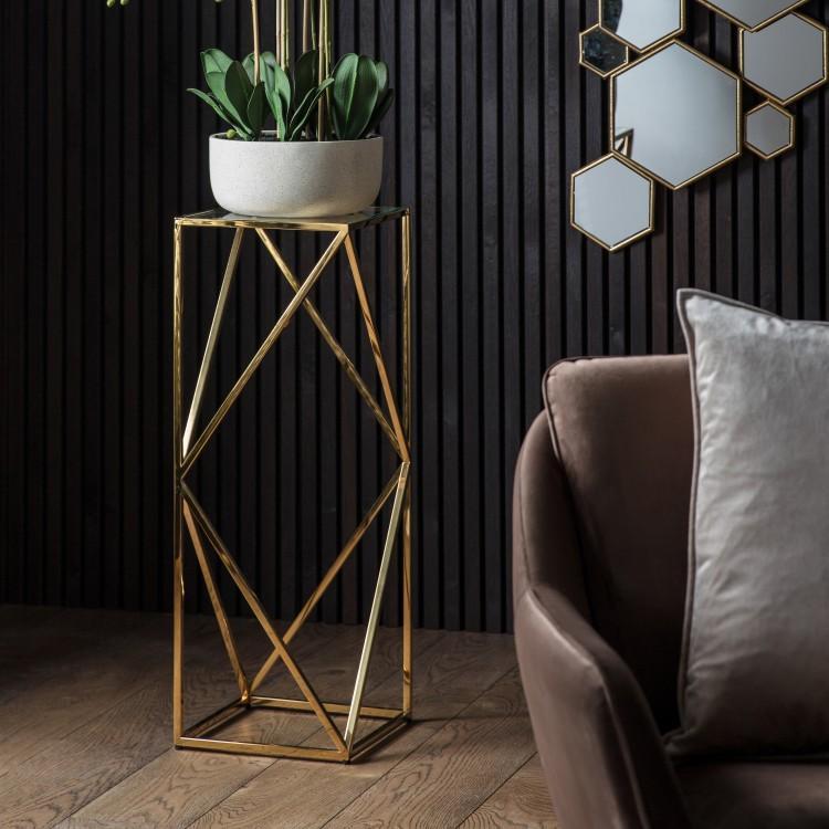 Gallery Direct Parma Gold Side Table / Large – image 2