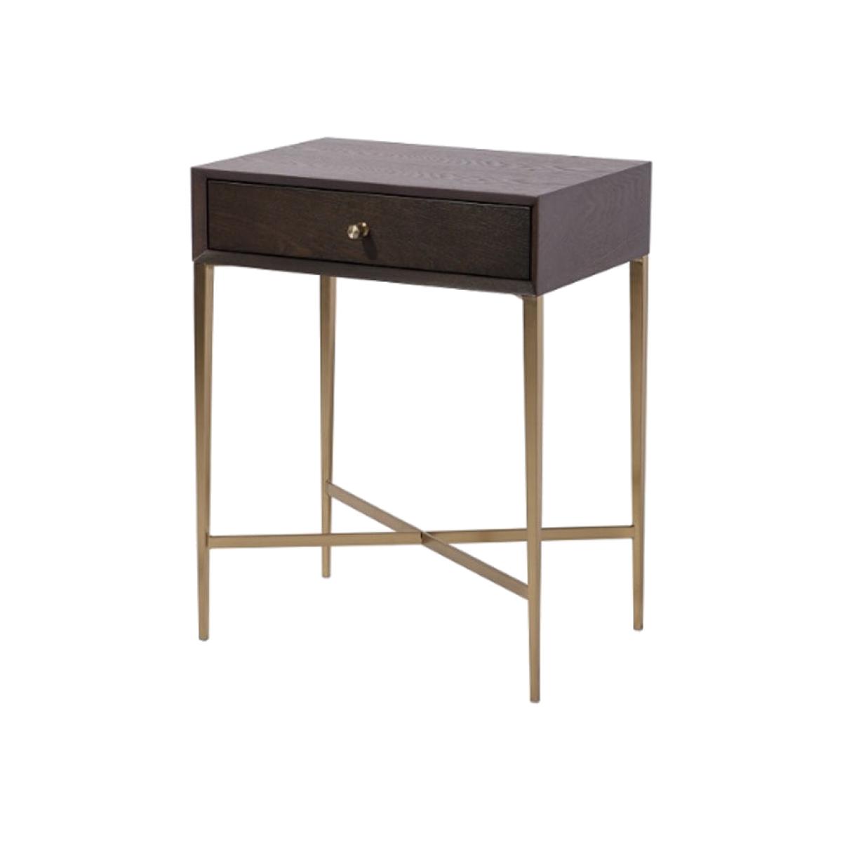 RV Astley Finley Side Table Chocolate Finish