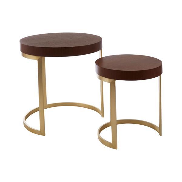 Olivia's Vera set of 2 Nesting Table – image 3