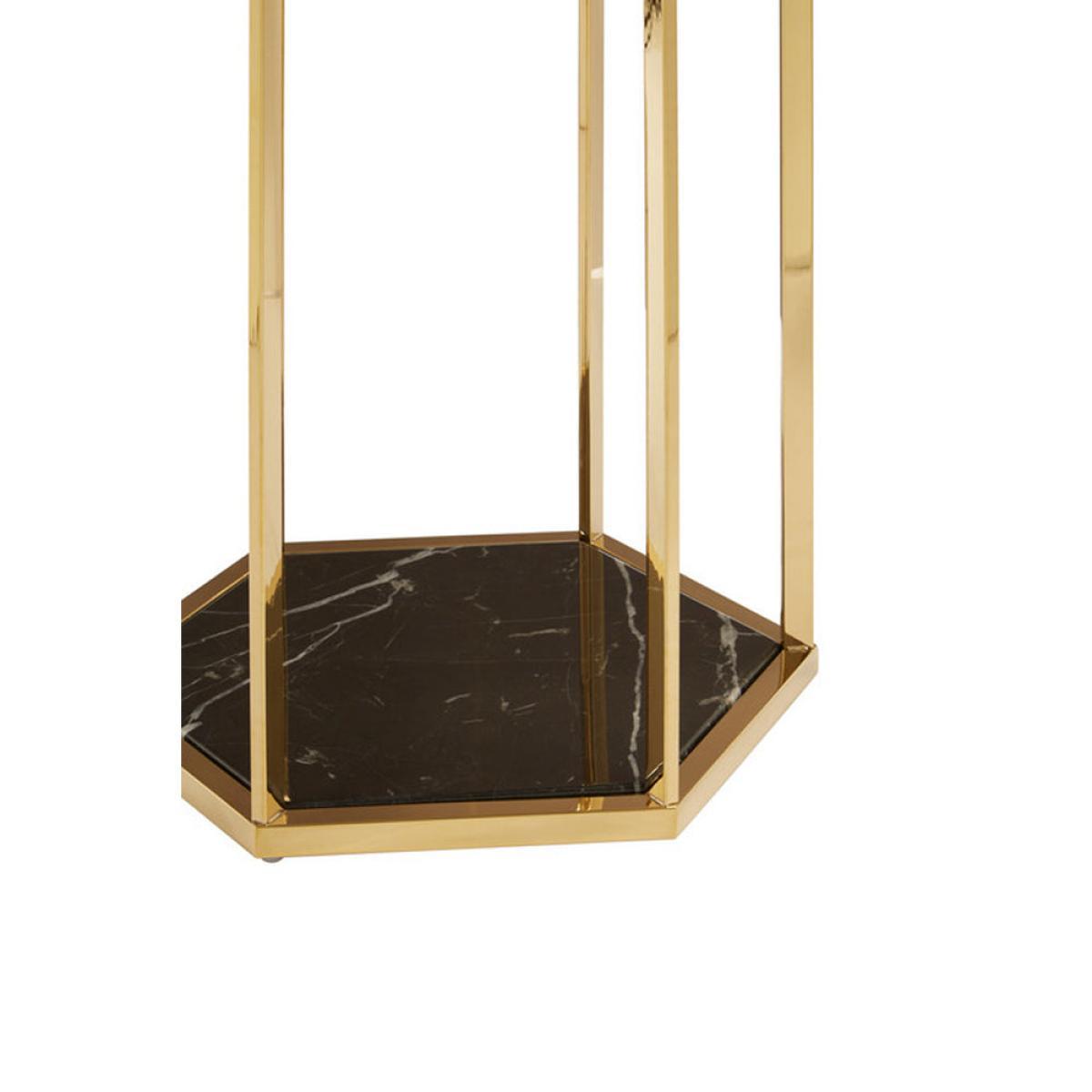 Olivia's Piper Hexagon Gold Side Table – image 6