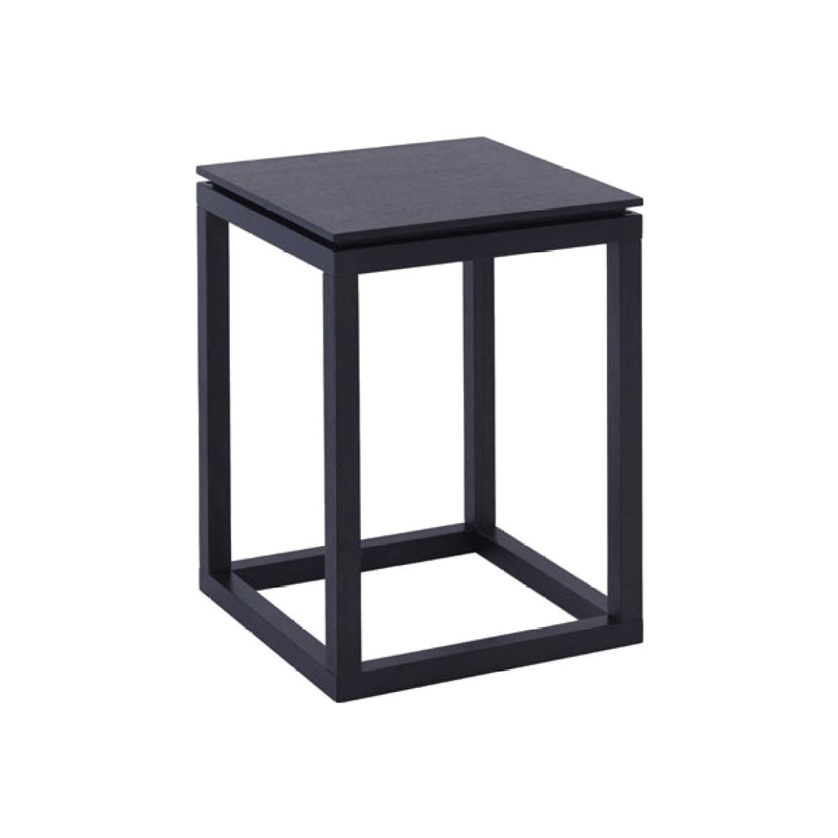 Gillmore Cordoba Black Stained Oak Veneer Side Table / Small – image 1