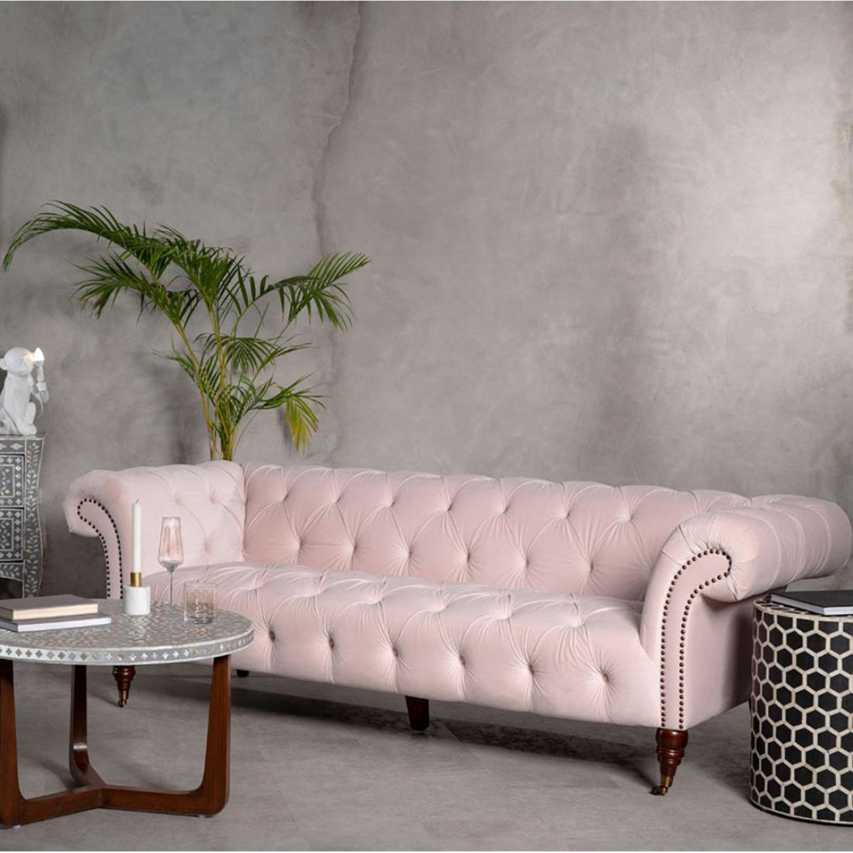 Olivia's Finley Side Table in Black & White Honeycomb – image 3