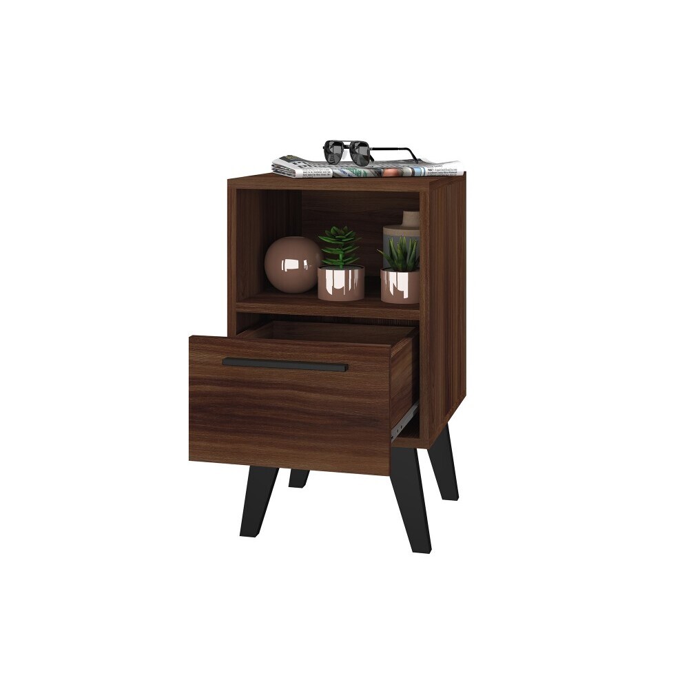 Aspen Oak Side Table With Drawer – image 2